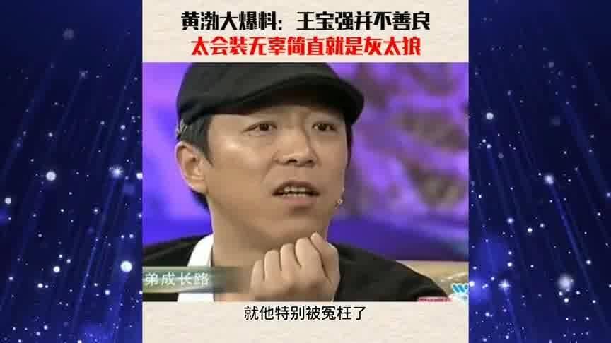 黄渤王宝强爆料视频,娱乐圈爆料大揭秘  第2张